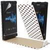 Sony Xperia P LT22i Δερμάτινη Θήκη Flip Λευκή με βούλες Sony Xperia P LT22i Δερμάτινη Θήκη Flip Λευκή με βούλες